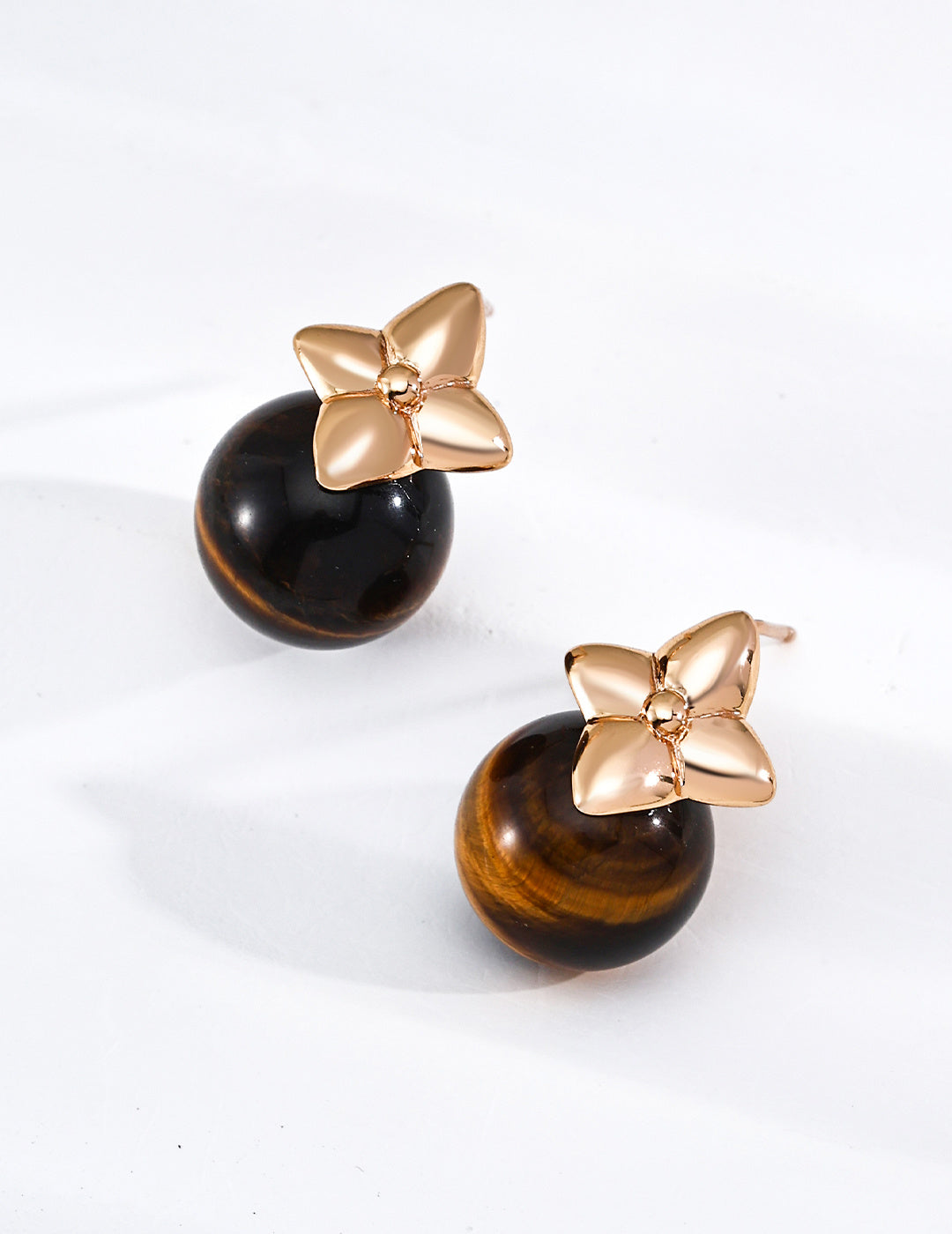 Fortune Clover Tiger's Eye Earrings product detail
