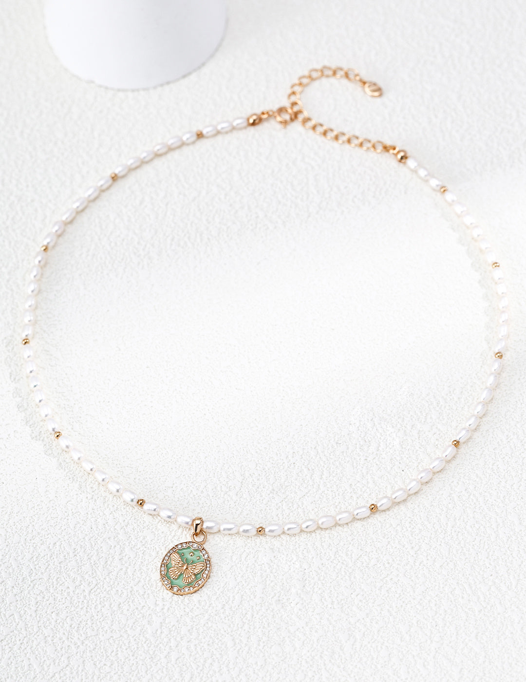 Lucky Clover Diamond Necklace detail image 3