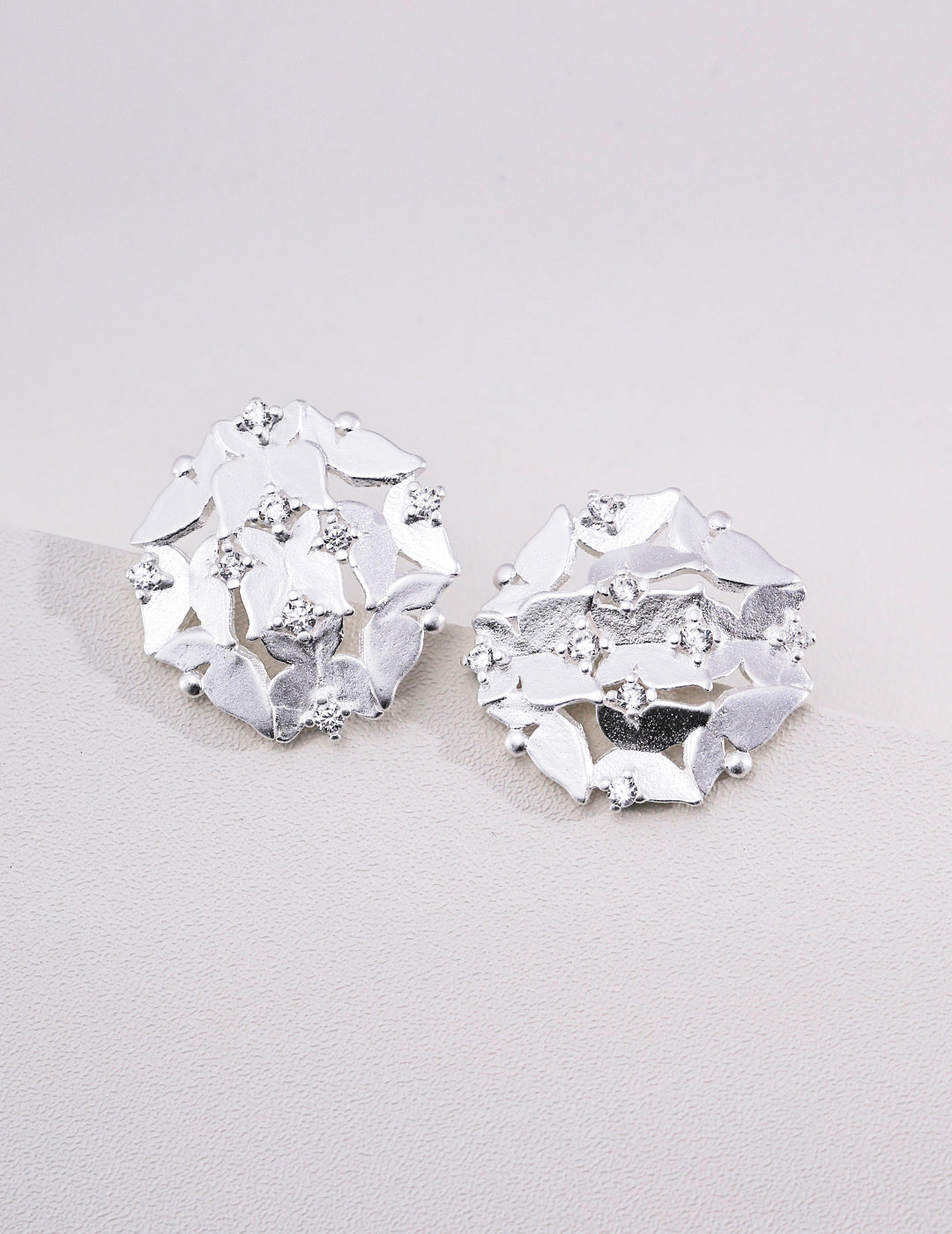 Butterfly Blossom Silver Earrings product detail
