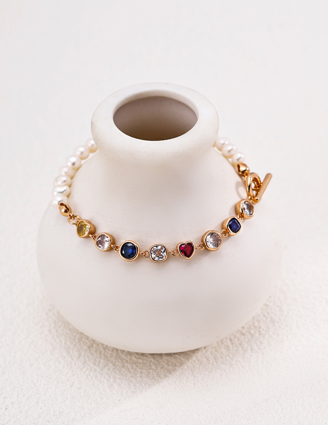 Freshwater Pearl & Rainbow Bracelet product detail
