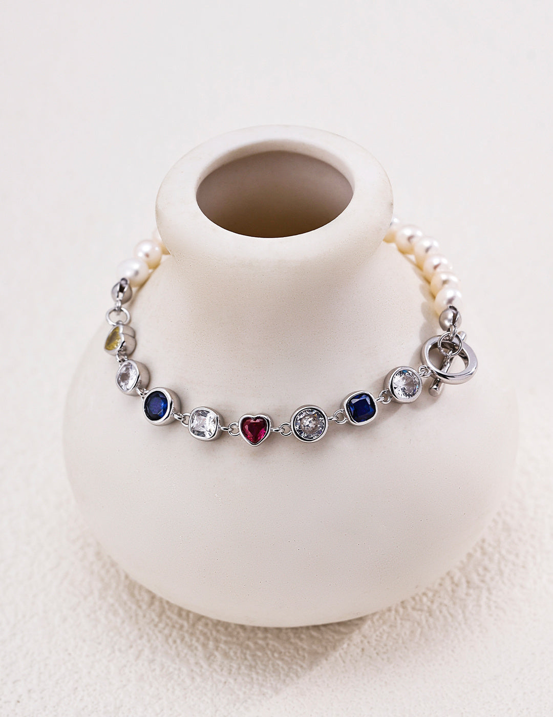 Freshwater Pearl & Rainbow Bracelet product detail