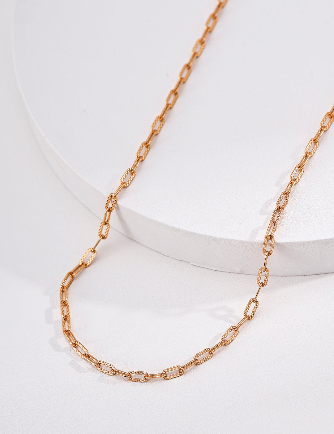 Textured Link Silver Chain product detail