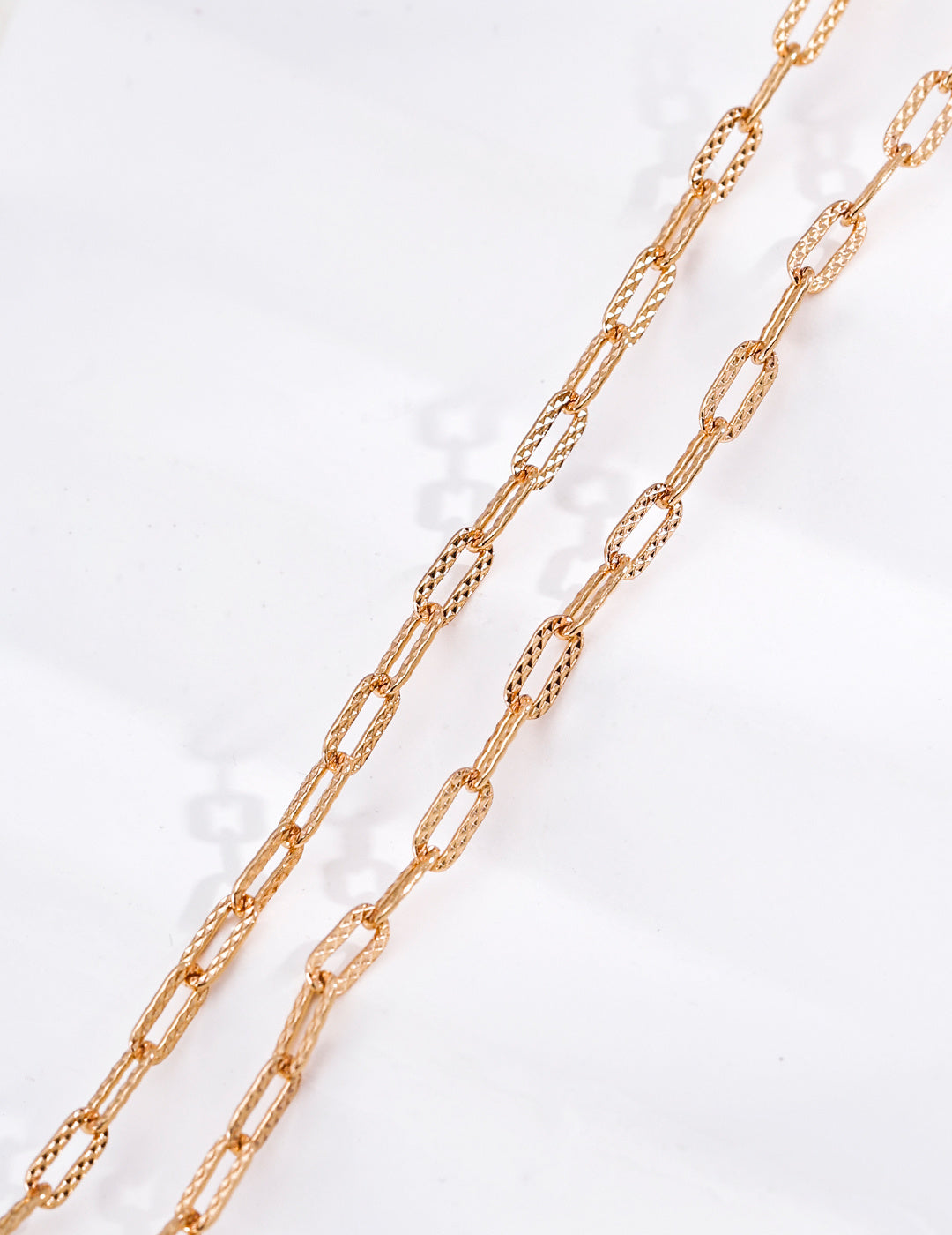 Textured Link Silver Chain product detail