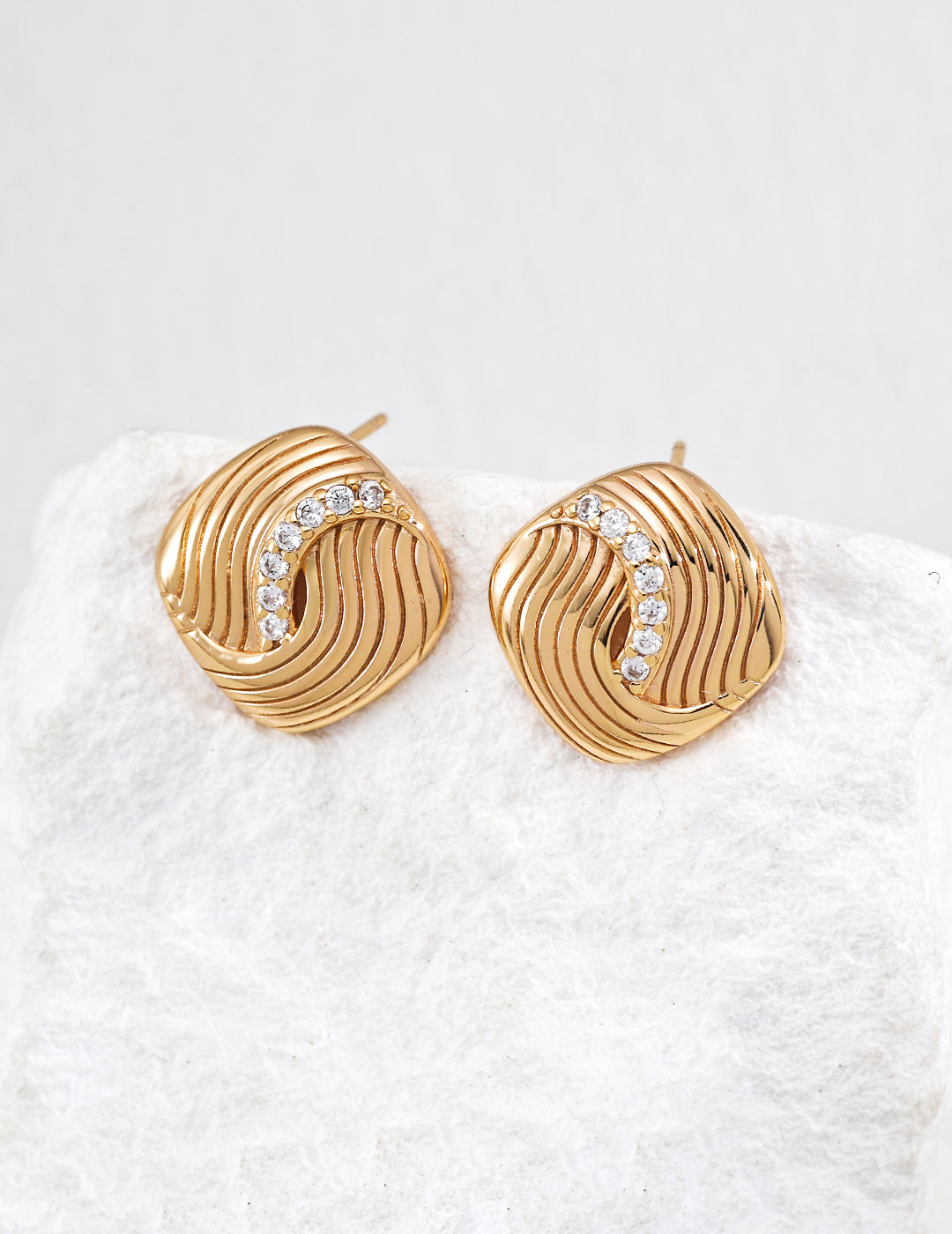 Twisted Light Sculptural Earrings product detail
